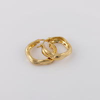 Huggie Hoop Gold Vermeil Earrings