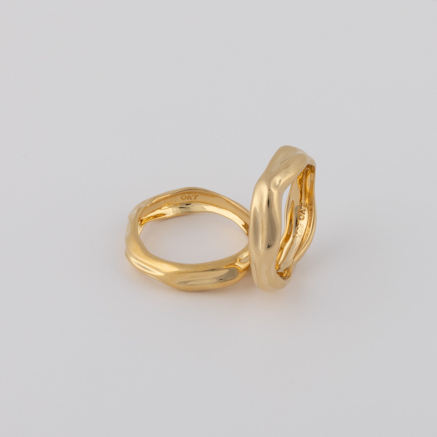 Free Flowing Gold Vermeil Ring