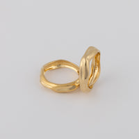 Free Flowing Gold Vermeil Ring