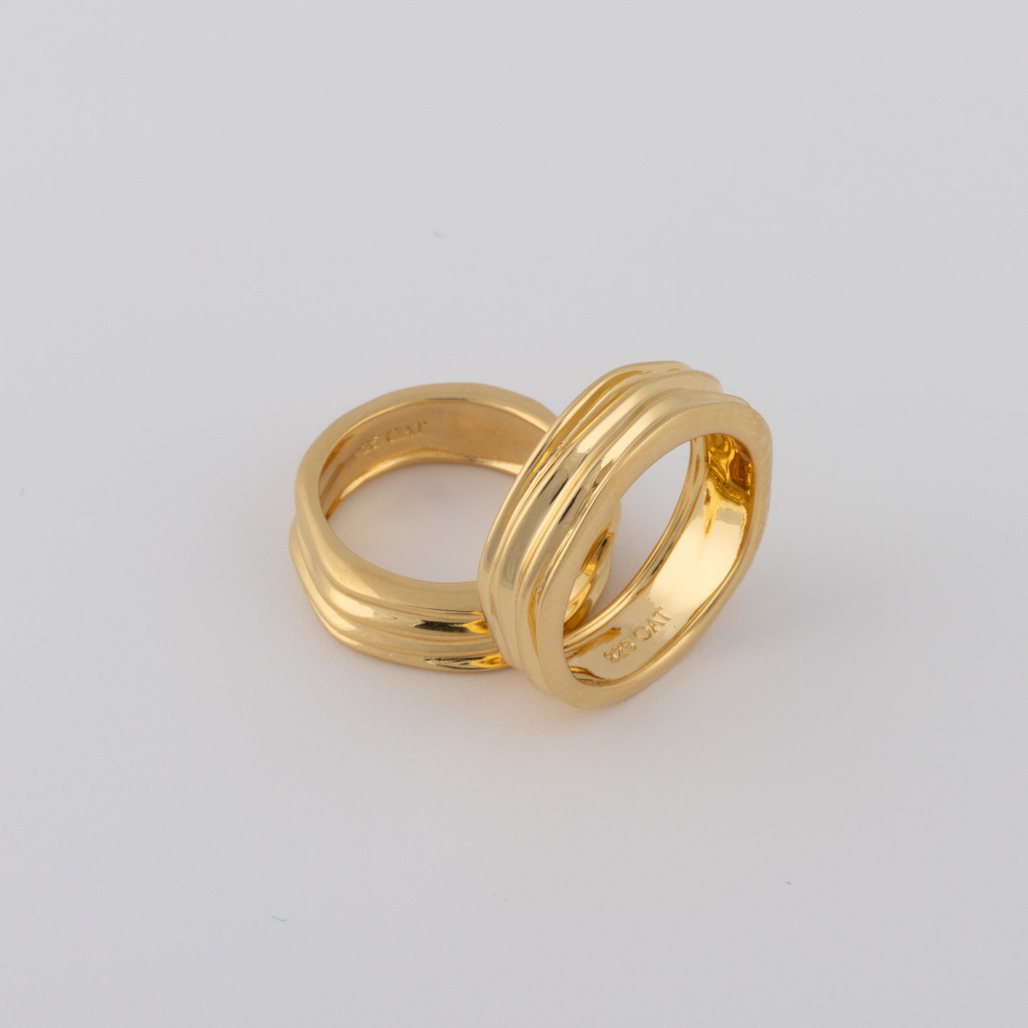 Textured Gold Vermeil Ring