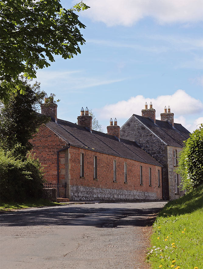 The Red Row in Mullan Village.