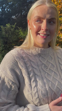 Video of model wearing Simple Rhodium plated silver Hook Earrings.