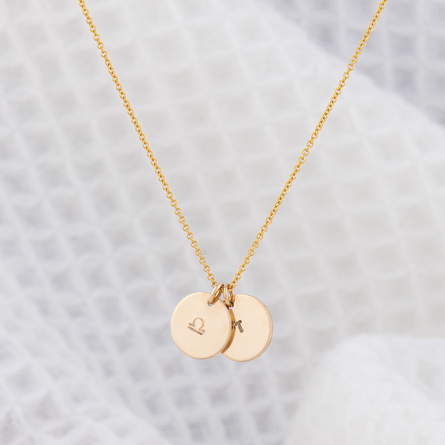 Malin Beag, Initial and Zodiac - 14ct Gold-fill