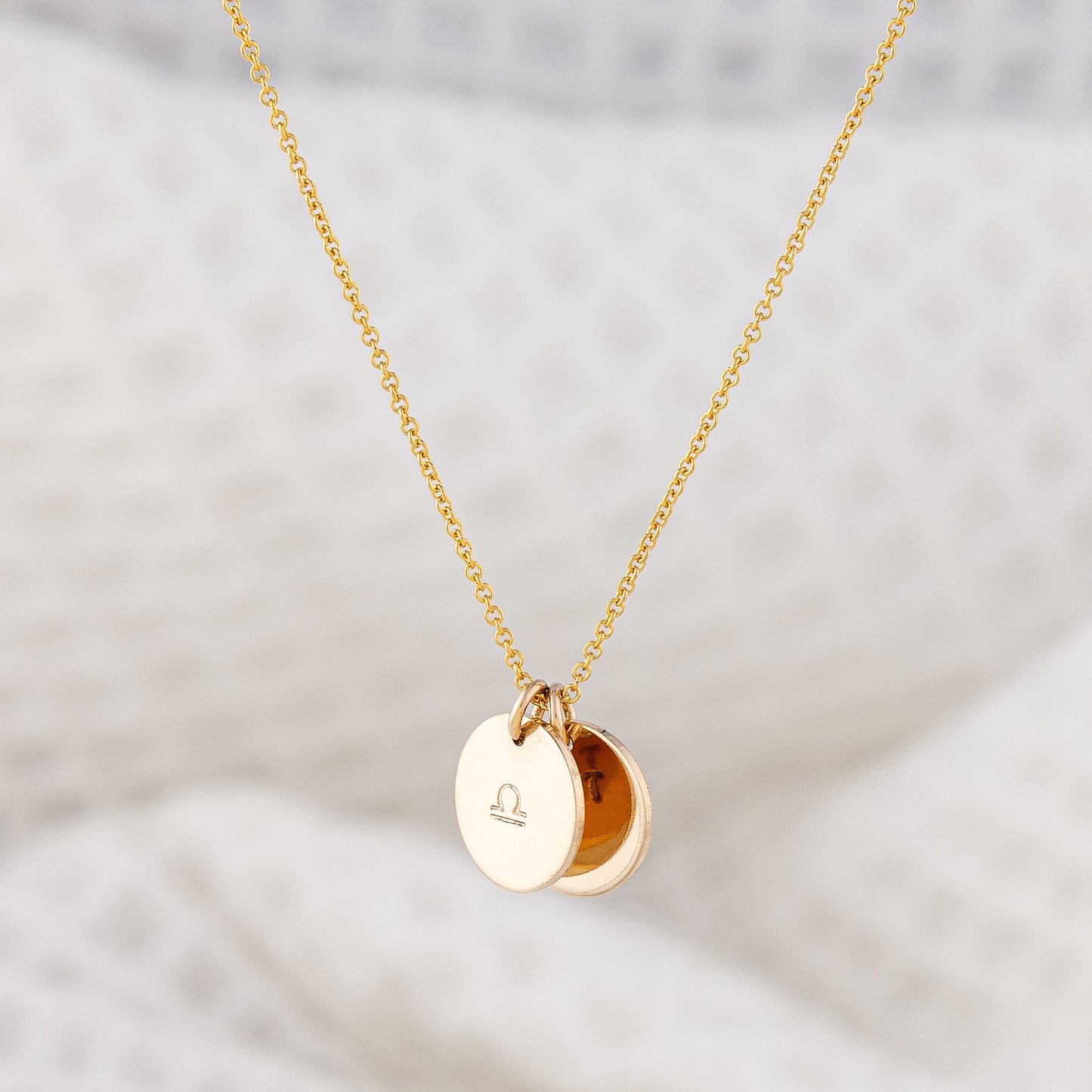 Malin Beag, Initial and Zodiac - 14ct Gold-fill