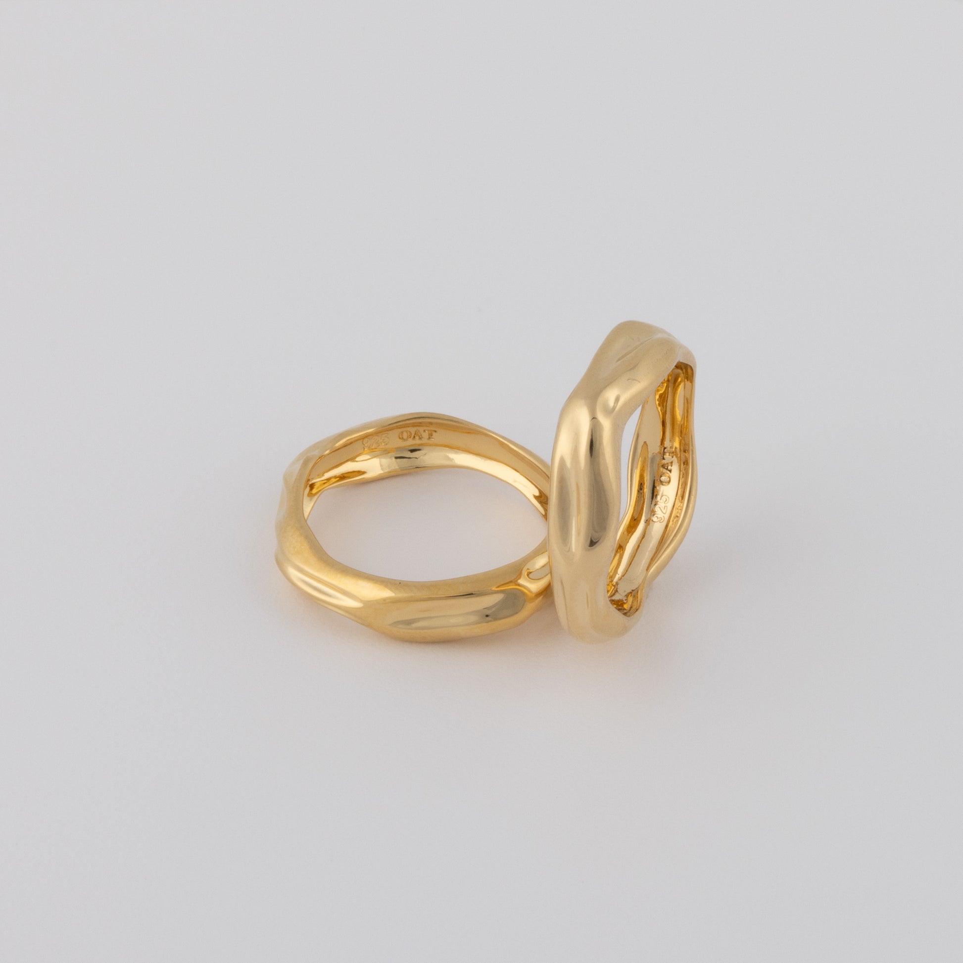 Free Flowing Gold Vermeil Ring