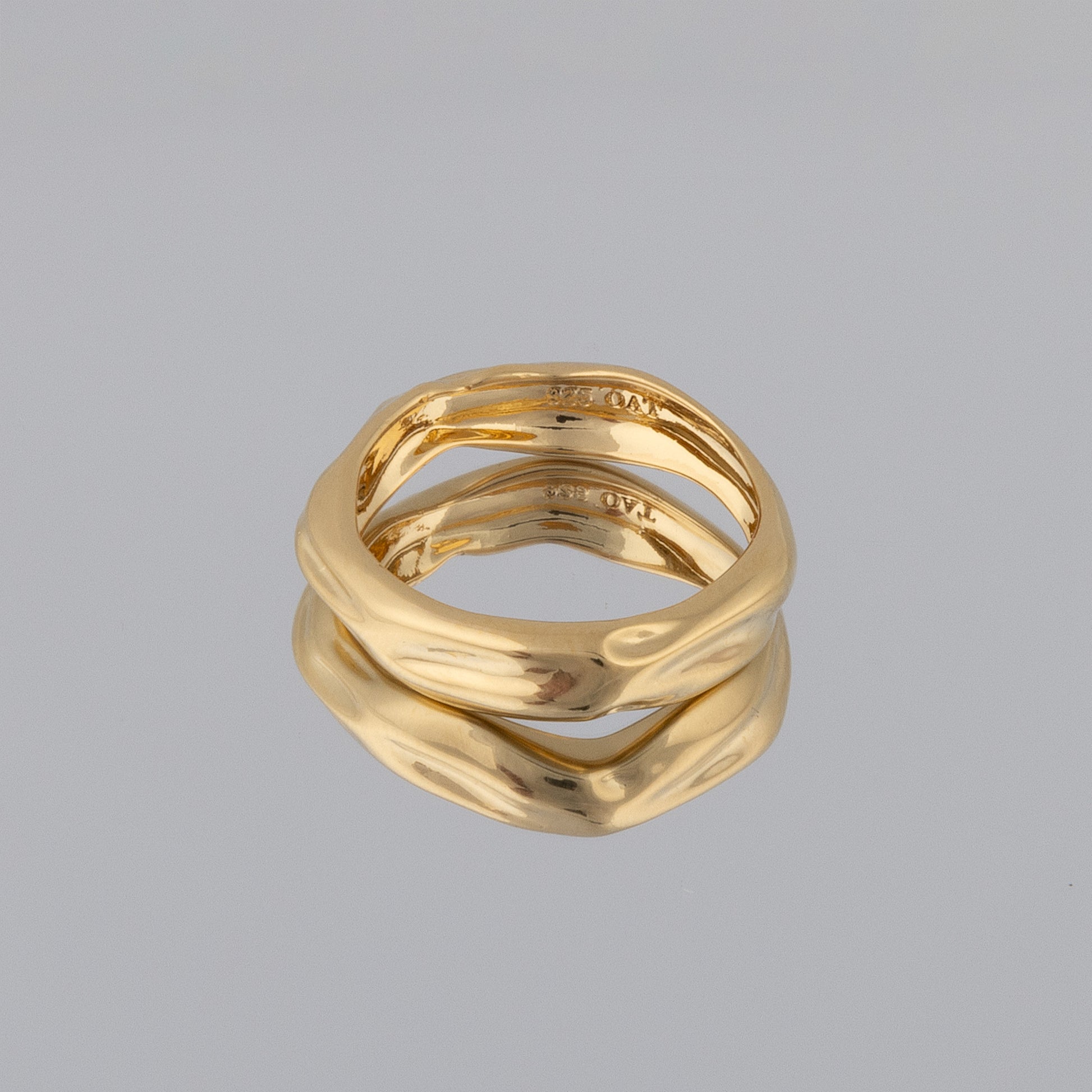 Free Flowing Gold Vermeil Ring