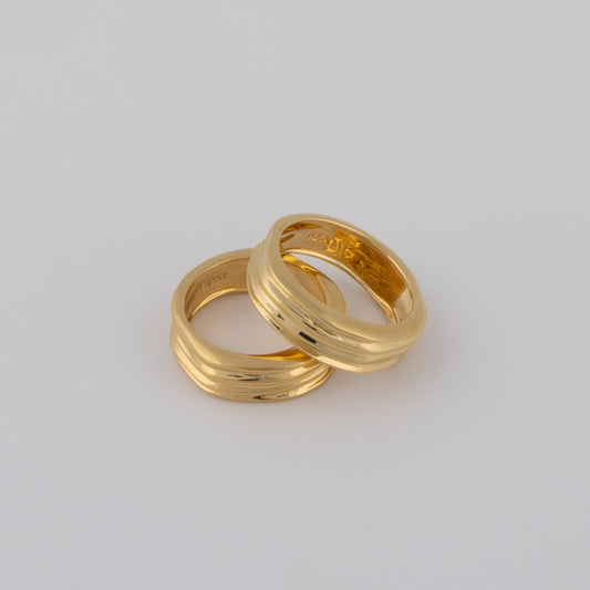 Textured Gold Vermeil Ring