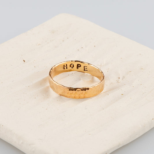 Ring for Hope, Gold - 14ct Gold-Fill